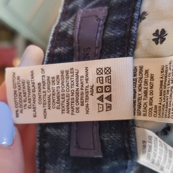 Lucky Brand | Straight Leg Button Side Blue Denim Jeans Size 2 26 - Picture 10 of 11